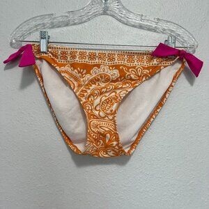 Athleta Orange/Pink Swim Bikini